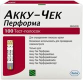 Тест-полоски Акку-Чек Перформа (Accu-Chek Performa) №100