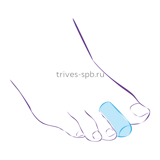 Колпачки силиконовые для защиты пальцев стопы ТРИВЕС СТ-44